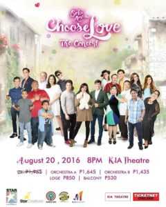 Dolce Amore, Choose Love “The Concert”