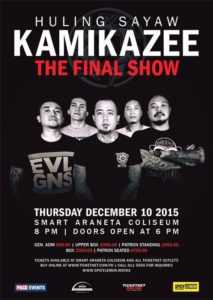 Kamikazee “Huling Sayaw” The Final Show