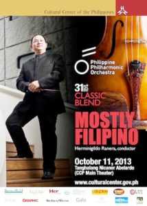 CCP’s Philippine Philharmonic Orchestra: 31st Classic Blend “Mostly Filipino”